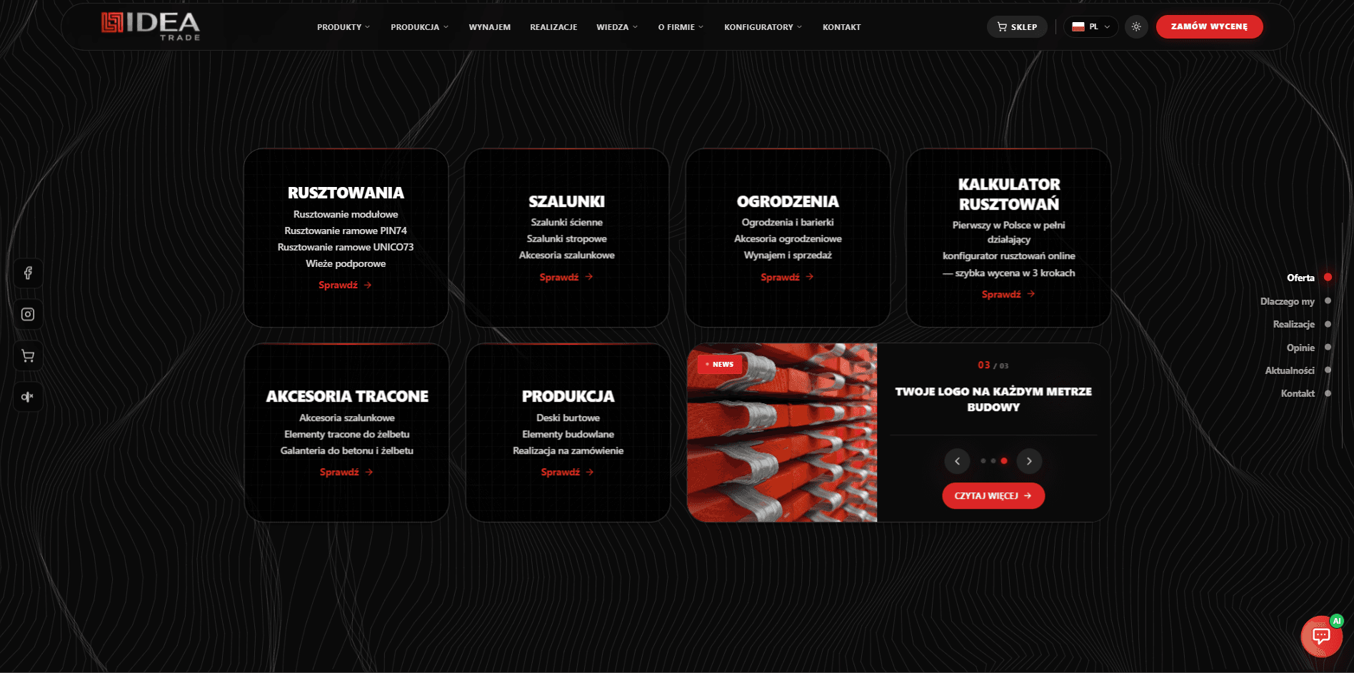 Screenshot IdeaTrade