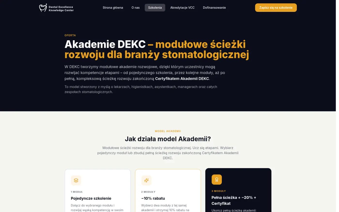 DEKC — Centrum szkoleń stomatologicznych